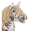 Hobby Horse - brown leopard with a beige mane A4