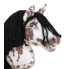 Hobby Horse - brown leopard with a black mane A4