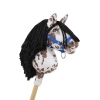 Hobby Horse - brown leopard with a black mane A4