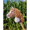 Hobby Horse - brown leopard with a brown mane A4