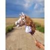Hobby Horse - brown leopard with a brown mane A4