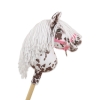 Hobby Horse - brown leopard with a white mane A4
