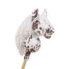 Hobby Horse - brown leopard with a white mane A4