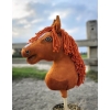 Hobby Horse  - chestnut stick horse A3