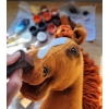 Hobby Horse  - chestnut stick horse A3