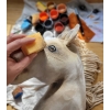 Hobby Horse - cremello horse A3