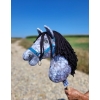 Hobby Horse - dapple grey horse with a black mane A3