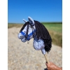 Hobby Horse - dapple grey horse with a black mane A4
