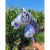 Hobby Horse - dapple grey horse with a grey mane A3