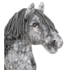 Hobby Horse - dapple grey horse with a grey mane A3