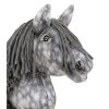 Hobby Horse - dapple grey horse with a grey mane A4