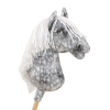 Hobby Horse - dapple grey horse with a white mane A3