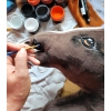Hobby Horse - dark bay horse A3