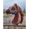 Hobby Horse - dark chestnut horse A3