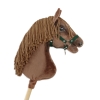 Hobby Horse - dark chestnut horse A3