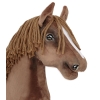Hobby Horse - dark chestnut horse A3