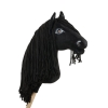 Hobby Horse with long Mane Black