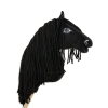 Hobby Horse - friesian horse frieze A3