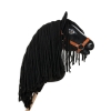 Hobby Horse - friesian horse frieze II A3