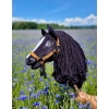 Hobby Horse - friesian horse frieze II A3