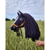 Hobby Horse - friesian horse frieze II A3