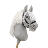 Hobby Horse - gray stick horse A3