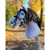 Hobby Horse - gray horse IV with black mane A3