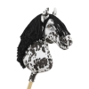 Hobby Horse - leopard horse with a black mane A3