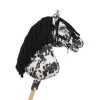 Hobby Horse - leopard horse with a black mane A3