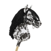 Hobby Horse - leopard horse with a black mane A3