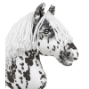 Hobby Horse - leopard horse with a white mane A3