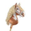 Hobby Horse - tobiano bay horse with a beige mane A3