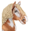 Hobby Horse - tobiano bay horse with a beige mane A3