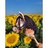 Hobby Horse - tobiano bay horse with a black maneA4