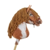 Hobby Horse - tobiano bay horse with a brown mane A3