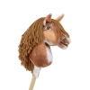 Hobby Horse - tobiano bay horse with a brown maneA4
