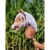 Hobby Horse - tobiano bay horse with a white mane A3