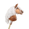 Hobby Horse - tobiano bay horse with a white maneA4
