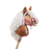Hobby Horse - tobiano bay horse with a white maneA4