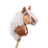Hobby Horse - tobiano bay horse with a white maneA4