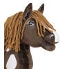 Hobby Horse - western dark bay horse A4