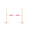 Jumping obstacle for Hobby Horse 120cm, beam pink