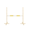Jumping obstacle for Hobby Horse 120cm, beam yellow