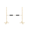 Jumping obstacle for Hobby Horse 120cm beam black