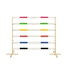 Jumping obstacle for Hobby Horse 160 cm, h-120 cm, with two bars black and yellow