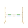 Jumping obstacle for Hobby Horse 160 cm, h-120 cm, with two bars green and blue