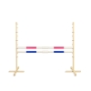 Jumping obstacle for Hobby Horse 160 cm, h-120 cm, with two bars pink and blue
