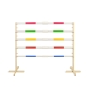 Jumping obstacle for Hobby Horse 160 cm, h-120 cm, with two bars red and blue