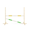 Jumping obstacle for Hobby Horse 160 cm, h-120 cm, with two bars yellow and green