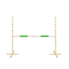 Jumping obstacle for Hobby Horse 160 cm, h-120cm, beam green